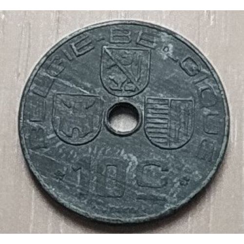 10 сентим 1943 год Бельгия BELGIE-BELGIQUE