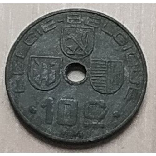 10 сентим 1944 год Бельгия BELGIE-BELGIQUE