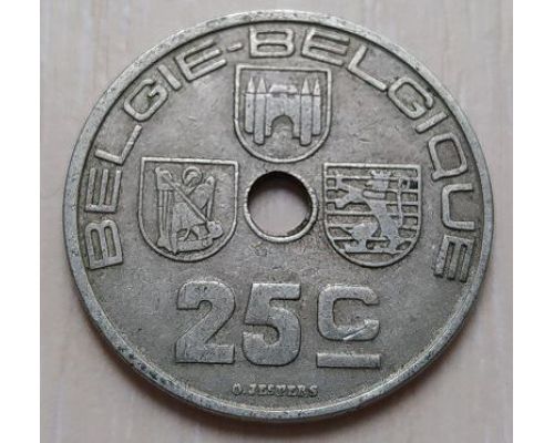 25 сентим 1938 год Бельгия BELGIE-BELGIQUE