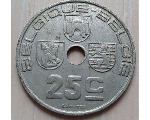 25 сентим 1938 год Бельгия BELGIQUE-BELGIE
