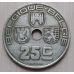 25 сентим 1939 год Бельгия BELGIE-BELGIQUE