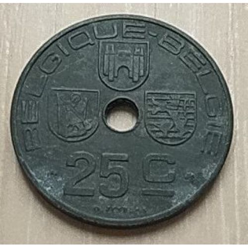 25 сентим 1946 год Бельгия BELGIQUE-BELGIE