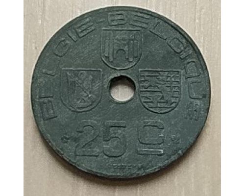 25 сентим 1946 год Бельгия BELGIE-BELGIQUE