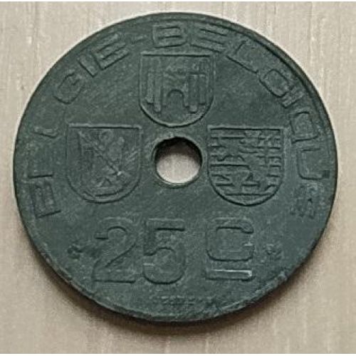 25 сентим 1946 год Бельгия BELGIE-BELGIQUE