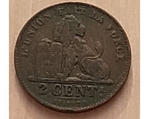 2 сентима 1902 год Бельгия DES BELGES (2)
