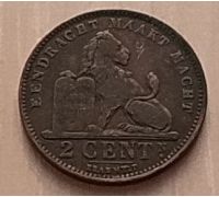 2 сентима 1905 год Бельгия DES BELGES (2)