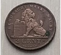2 сентима 1905 год Бельгия DER BELGEN