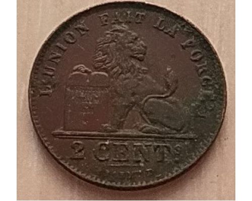 2 сентима 1919 год Бельгия DES BELGES (2)
