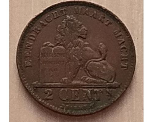 2 сентима 1919 год Бельгия DER BELGEN (2)