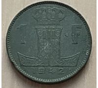 1 франк 1942 год Бельгия BELGIQUE BELGIE