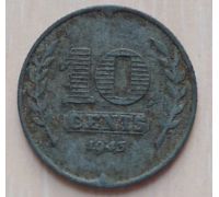 10 центов 1943 года Нидерланды (2)