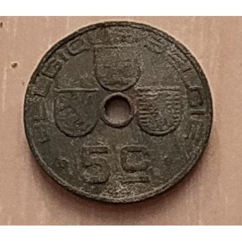 5 сентим 1943 год Бельгия BELGIQUE-BELGIE (2)