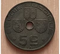 5 сентим 1941 год Бельгия BELGIE-BELGIQUE