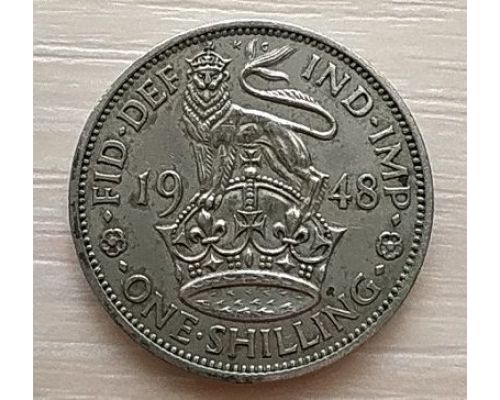 1 шиллинг 1948 год Великобритания