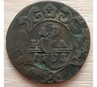 Деньга 1731 год Анна Иоанновна Денга Царская Россия №4