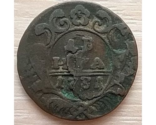 Деньга 1731 год Анна Иоанновна Денга Царская Россия №4