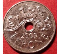 1 крона 2009 год Норвегия