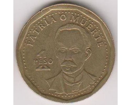 1 песо 2016 год Куба