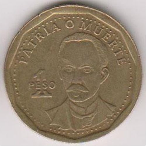 1 песо 2016 год Куба