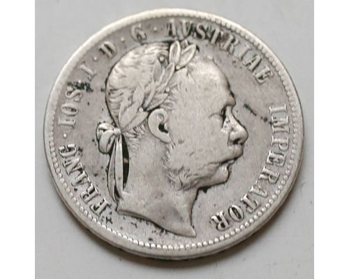 1 флорин 1879 год Австрия Серебро