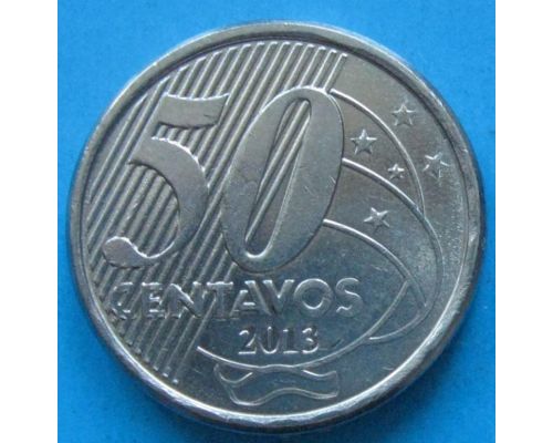 50 сентаво 2013 год Бразилия