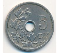 5 сентим 1907 год Бельгия BELGIQUE