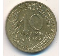 10 сентим 1980 год Франция