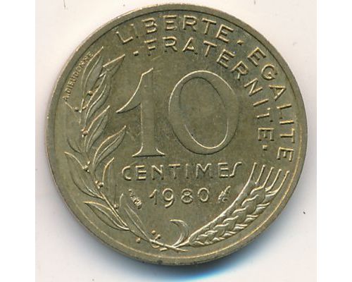 10 сентим 1982 год Франция