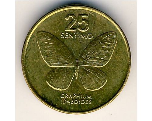 25 сентимо 1991 год Филиппины