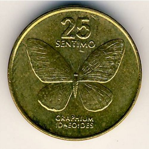 25 сентимо 1991 год Филиппины