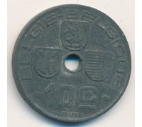 10 сентим 1941 год Бельгия BELGIE-BELGIQUE состояние VF