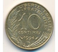 10 сентим 1994 год Франция fish