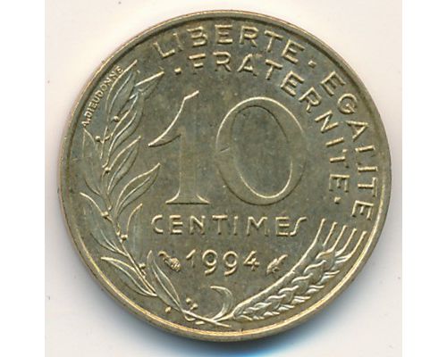 10 сентим 1994 год Франция fish