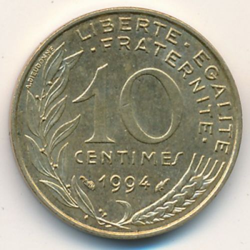10 сентим 1994 год Франция
