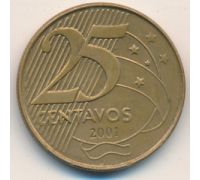 25 сентаво 2001 год Бразилия