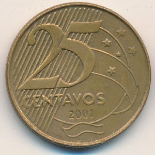 25 сентаво 2001 год Бразилия