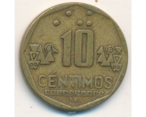 10 сентимо 2000 год Перу