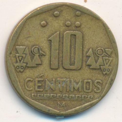 10 сентимо 2000 год Перу