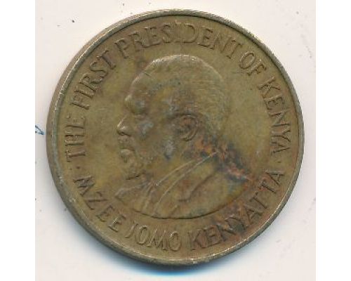 5 центов 1971 год Кения Джомо Кениата Состояние F