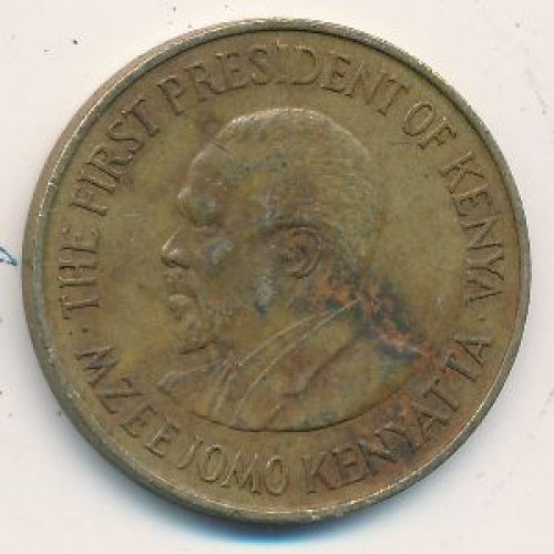 5 центов 1971 год Кения Джомо Кениата Состояние F