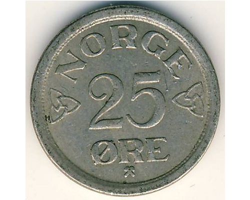 25 эре 1957 год Норвегия