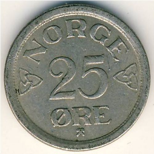 25 эре 1957 год Норвегия