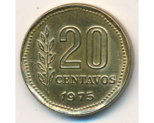 20 сентаво 1975 год Аргентина