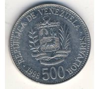 500 боливар 1998 год Венесуэла