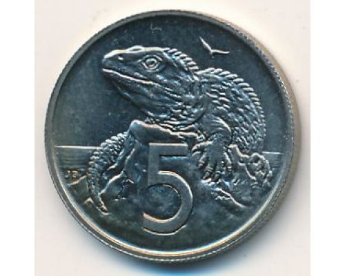 5 центов 1975 год Новая Зеландия