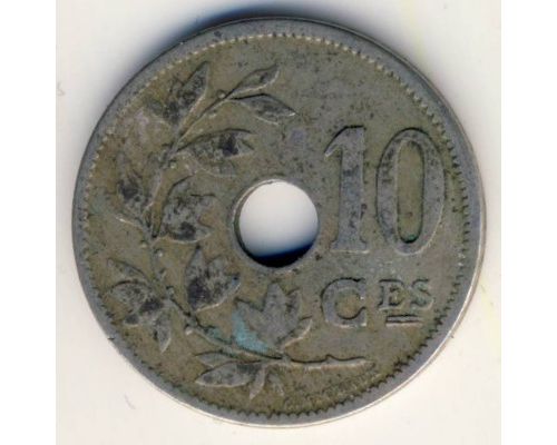 10 сентим 1904 год Бельгия BELGIQUE состояние VG