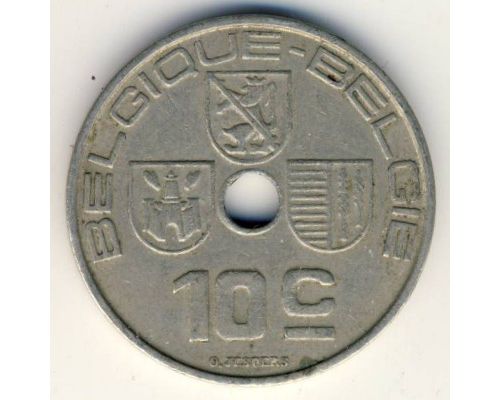 10 сентим 1938 год Бельгия  BELGIQUE-BELGIE