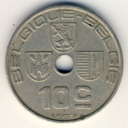 10 сентим 1938 год Бельгия  BELGIQUE-BELGIE