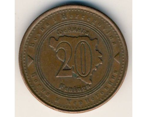 20 фенингов 2004 год Босния и Герцеговина