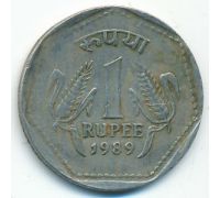 1 рупия 1989 год Индия